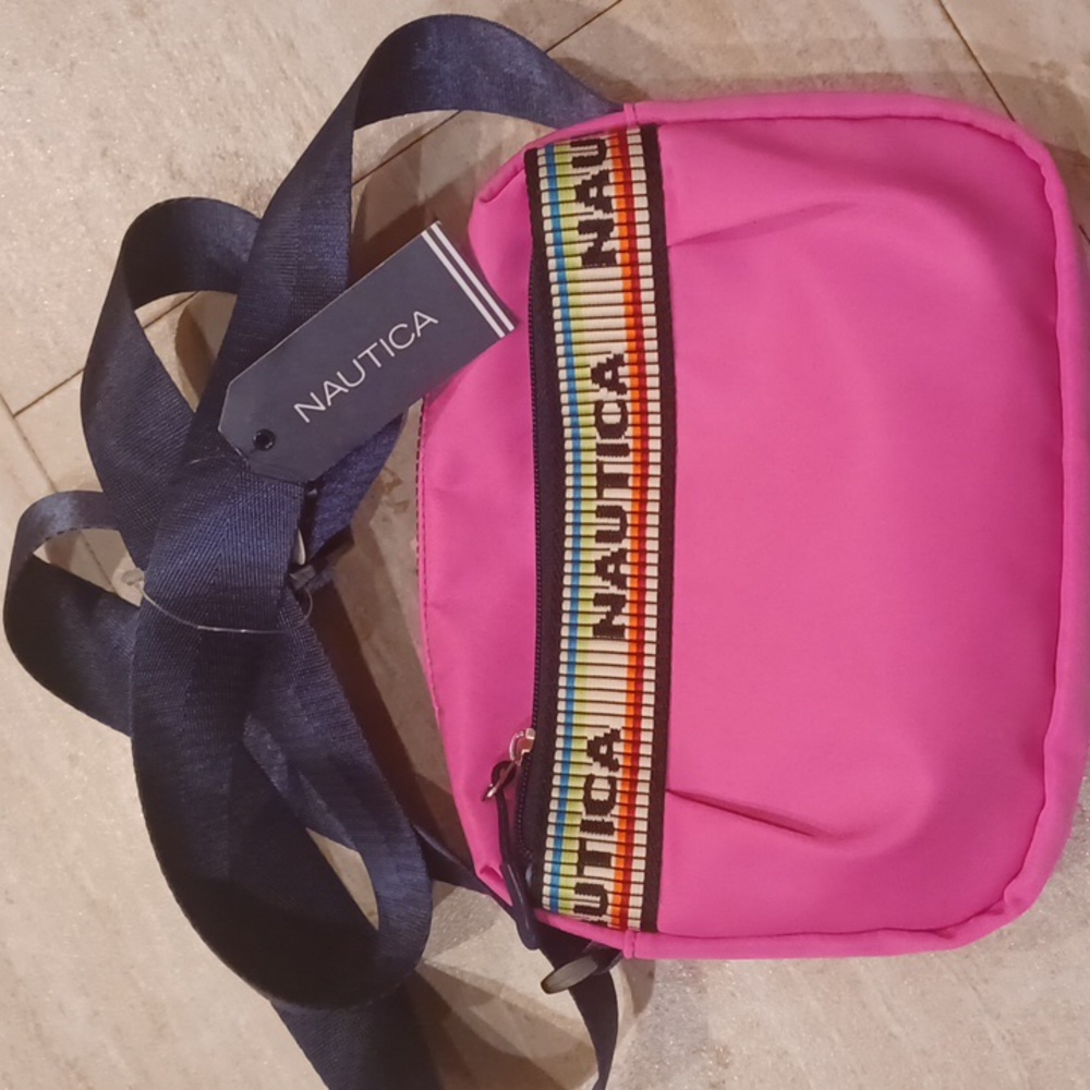 New Nautica Riptide Hot Pink Crossbody Bag